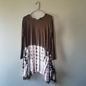 She + Sky Tie Dye Tunic